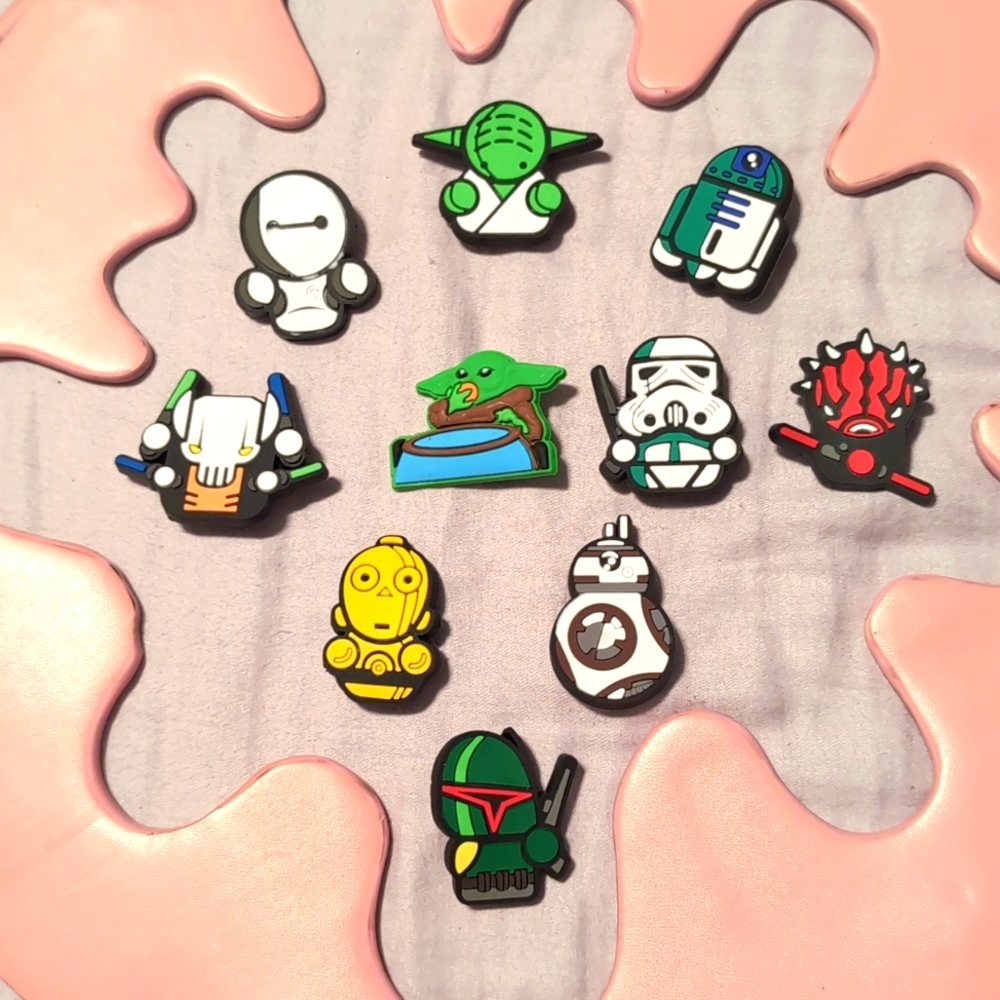 Star Wars shoe charms set of 10